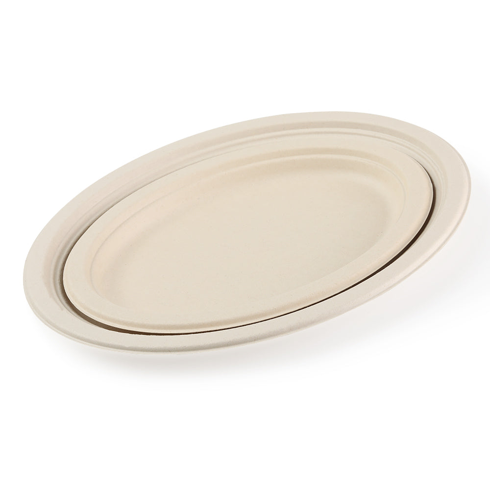 Bamboo Oval Plate